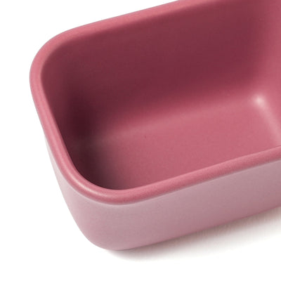 Ceramic Food Container Small Red