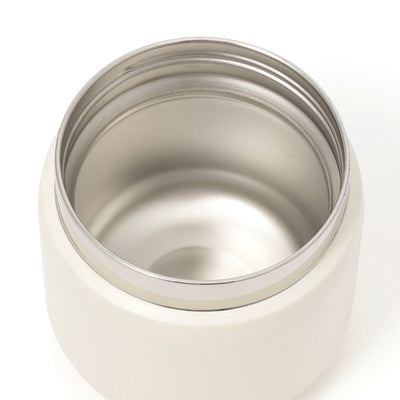 LOGO 附蓋保溫罐 象牙色