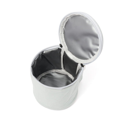 LOGO 附蓋保溫罐 藍色