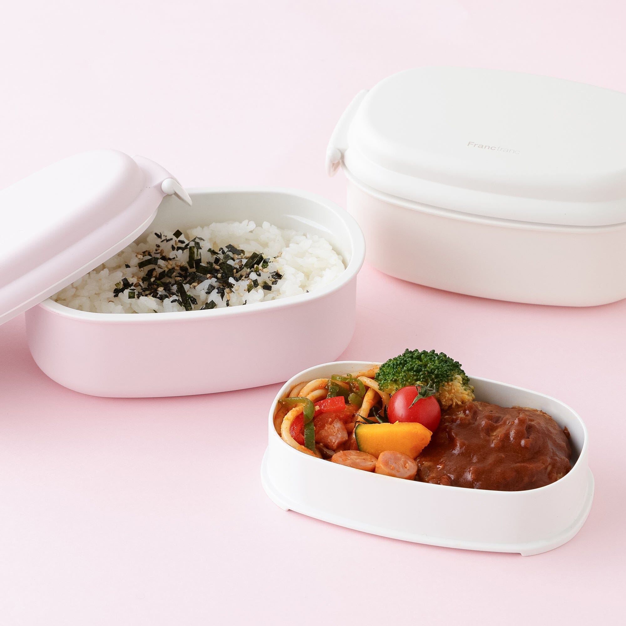 2-Way Logo Lunch Box Ivory