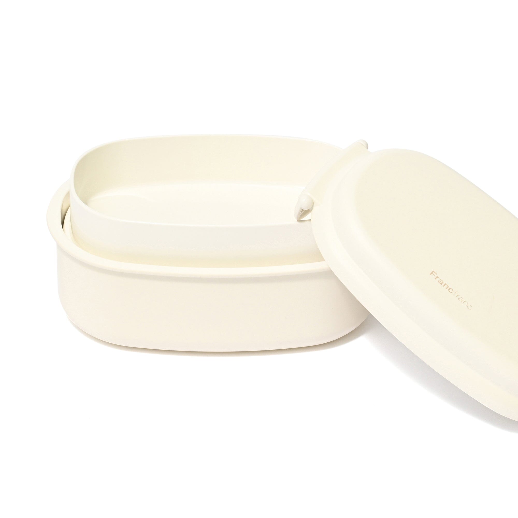 2-Way Logo Lunch Box Ivory