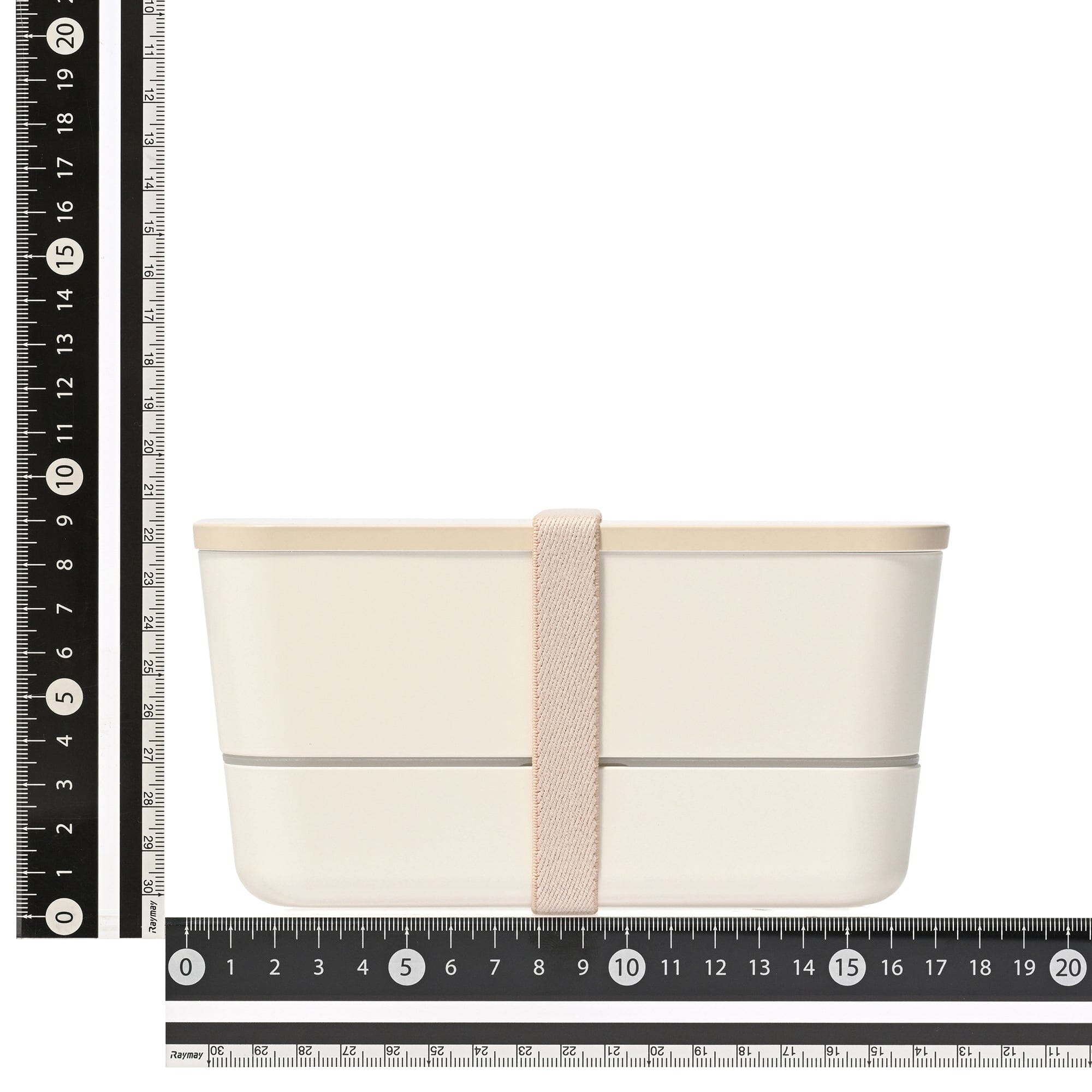 Logo Lunch Box 2 Tiers Ivory