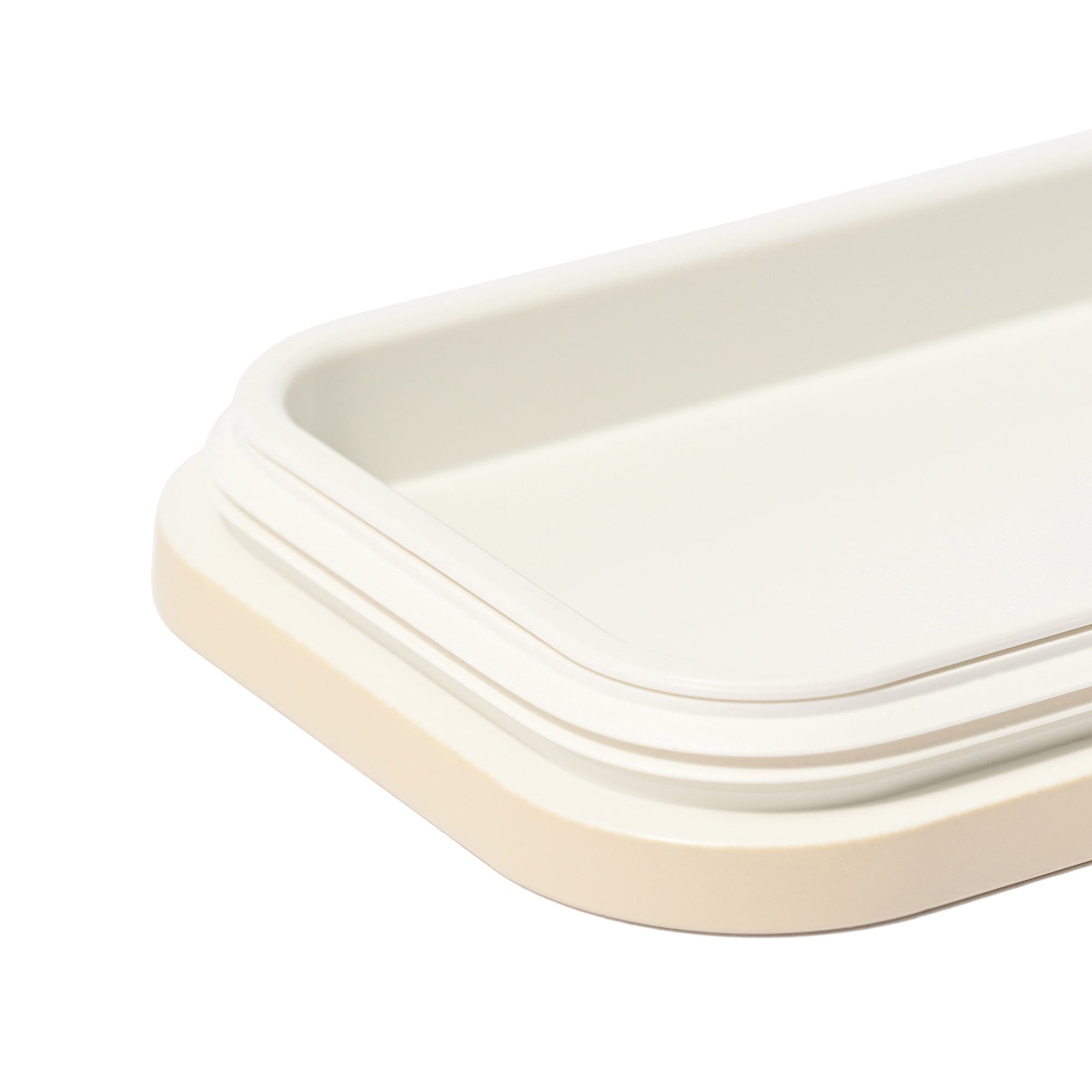 Logo Lunch Box 2 Tiers Ivory