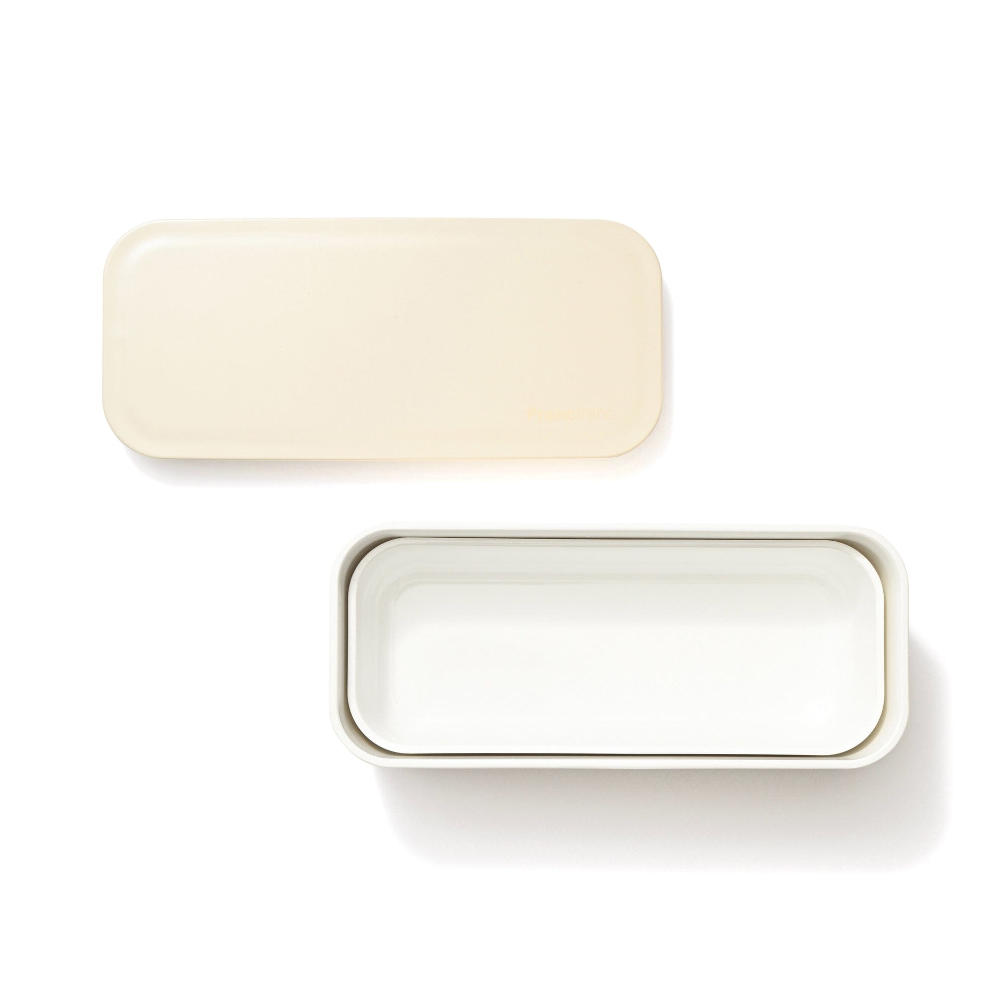 Logo Lunch Box 2 Tiers Ivory