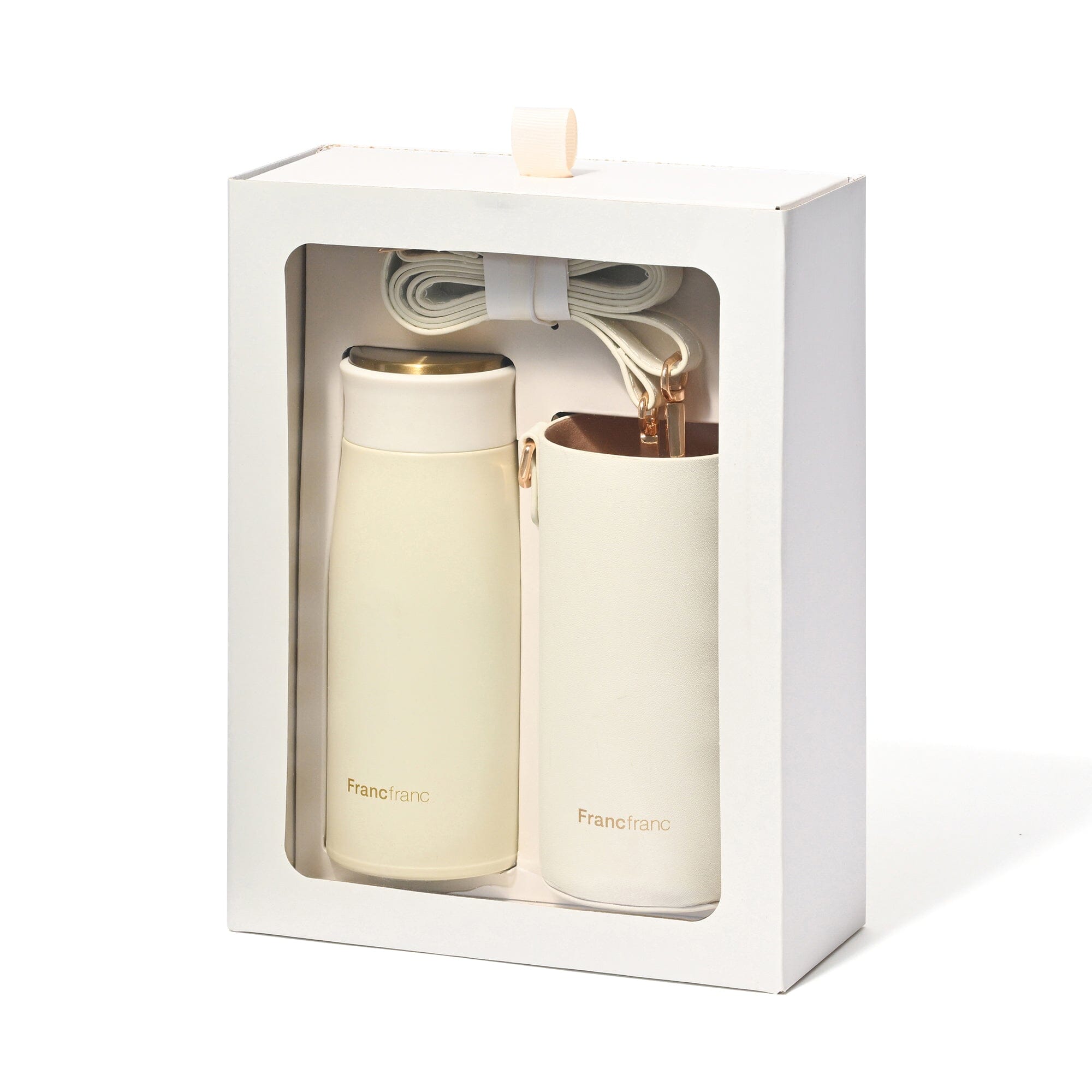 Matte Stainless Steel Bottle Set 350Ml White