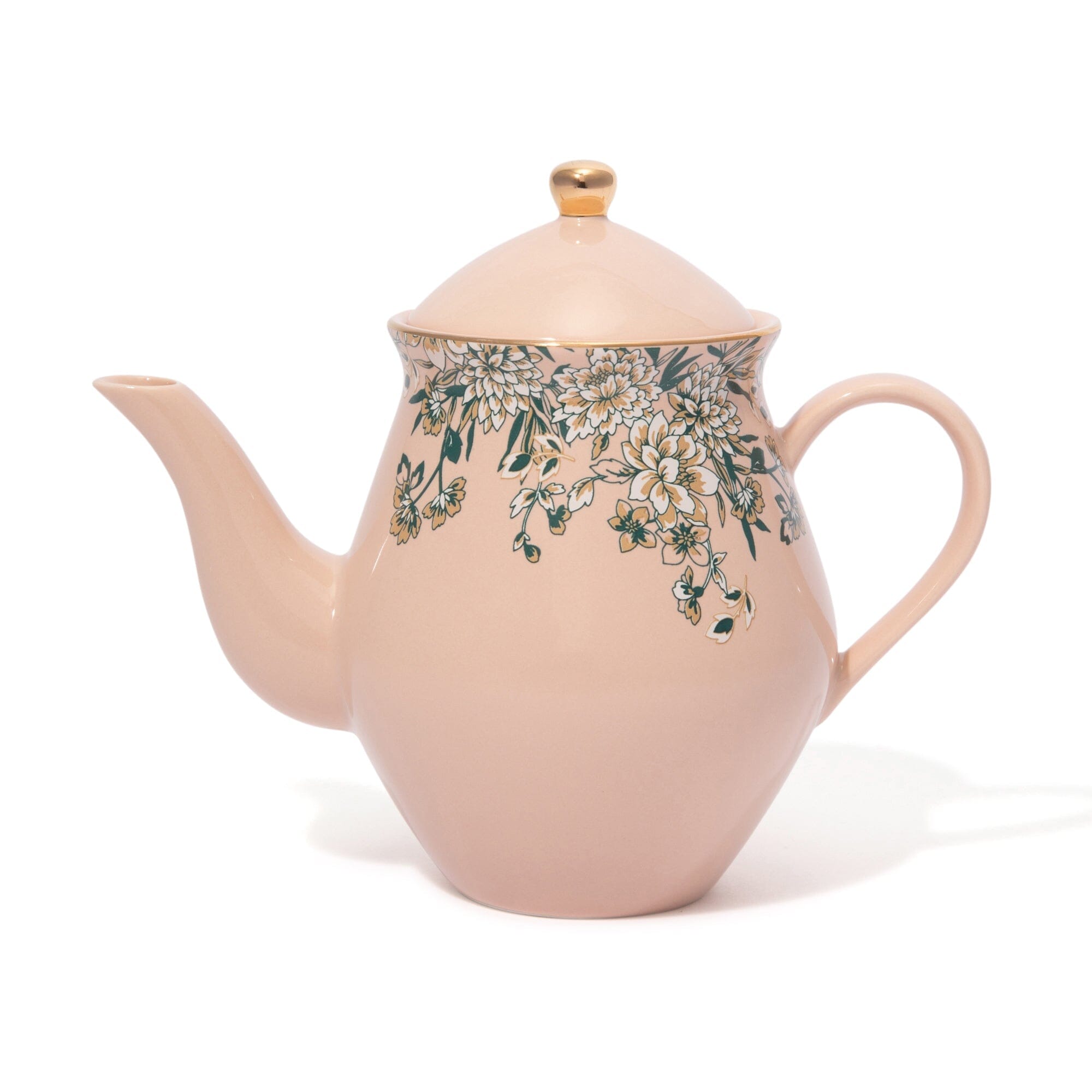 Chinoiserie Teapot  Pink