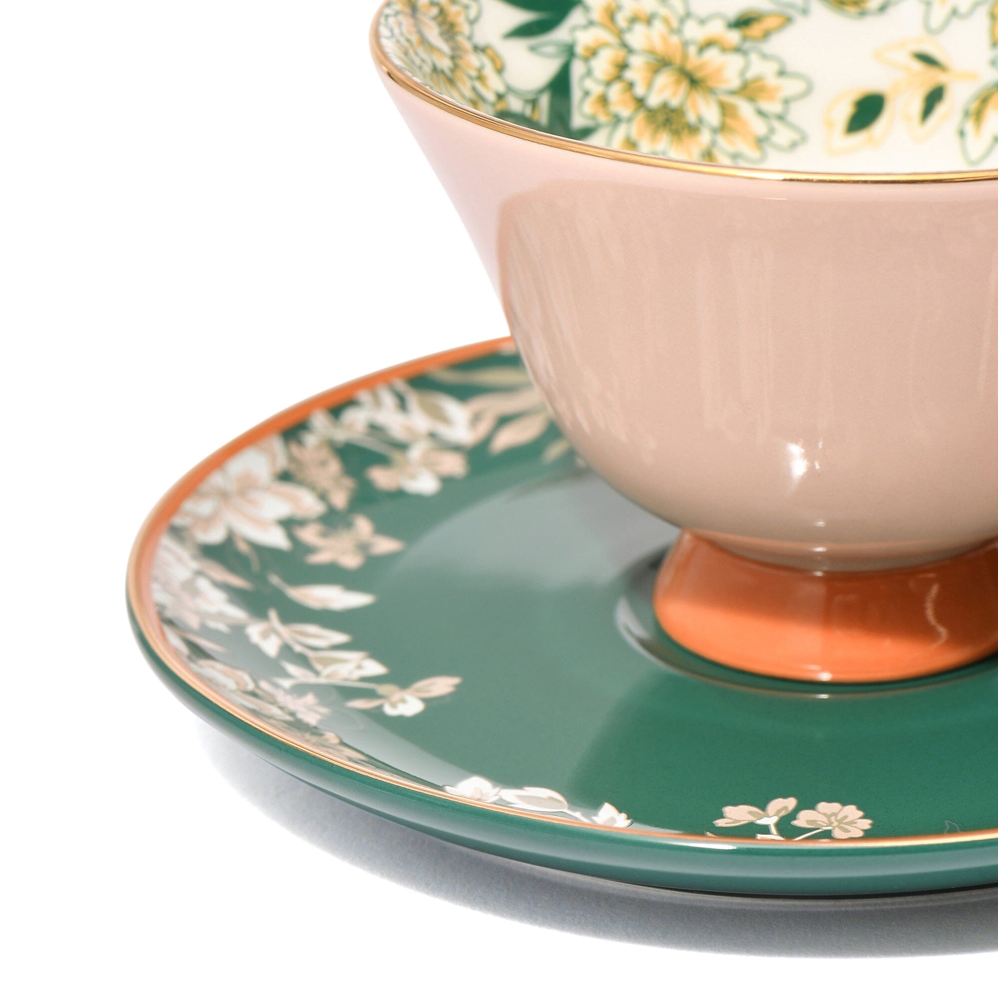 Chinoiserie Cup&Saucer  Pink