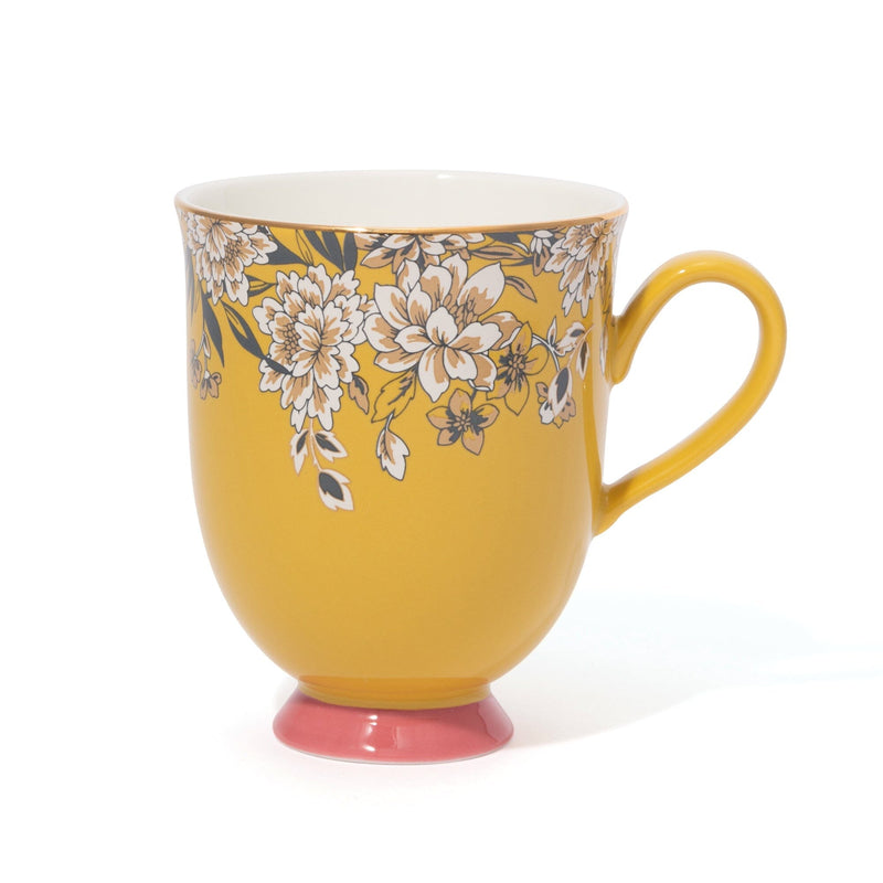 Chinoiserie Mug  Yellow