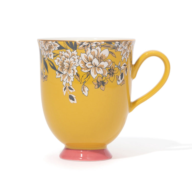 Chinoiserie Mug  Yellow