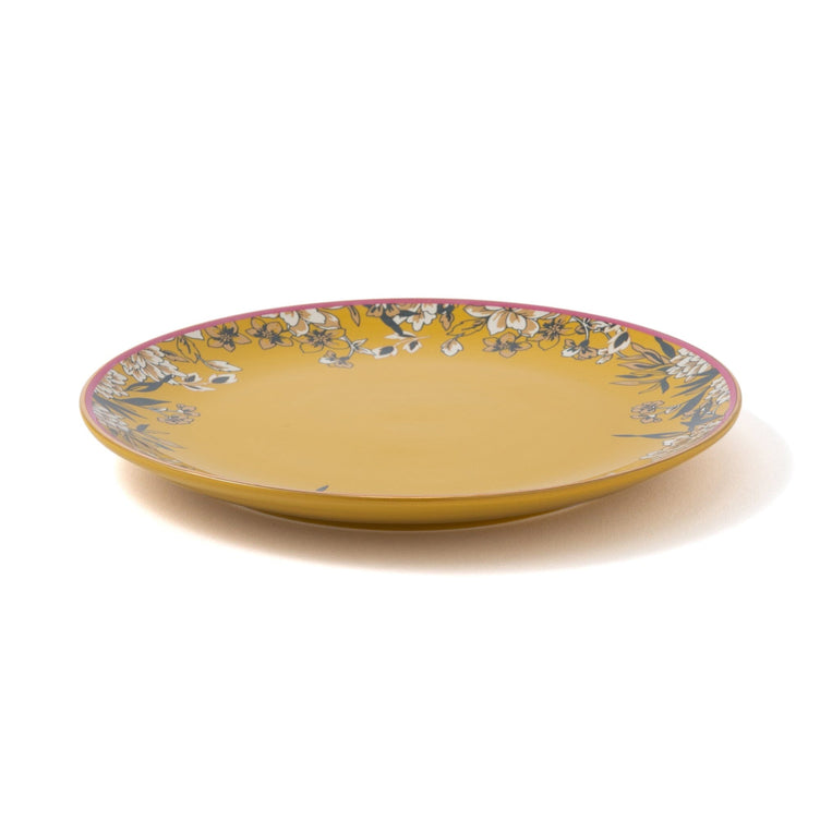 Chinoiserie Plate  Yellow