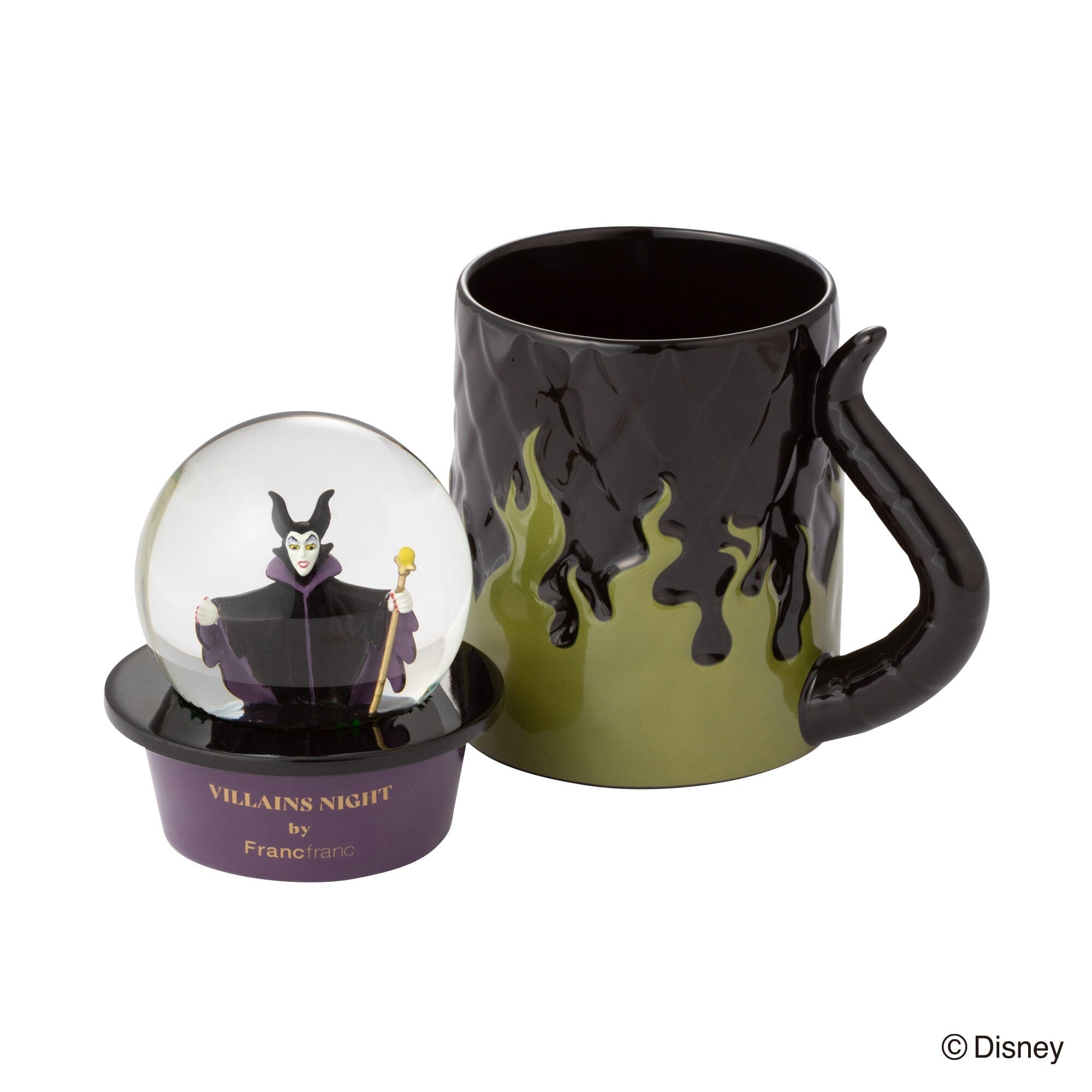 Disney Villains Night Mug & Snow Globe Maleficent