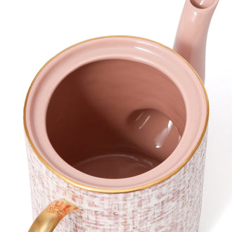 Tweed Teapot Pink