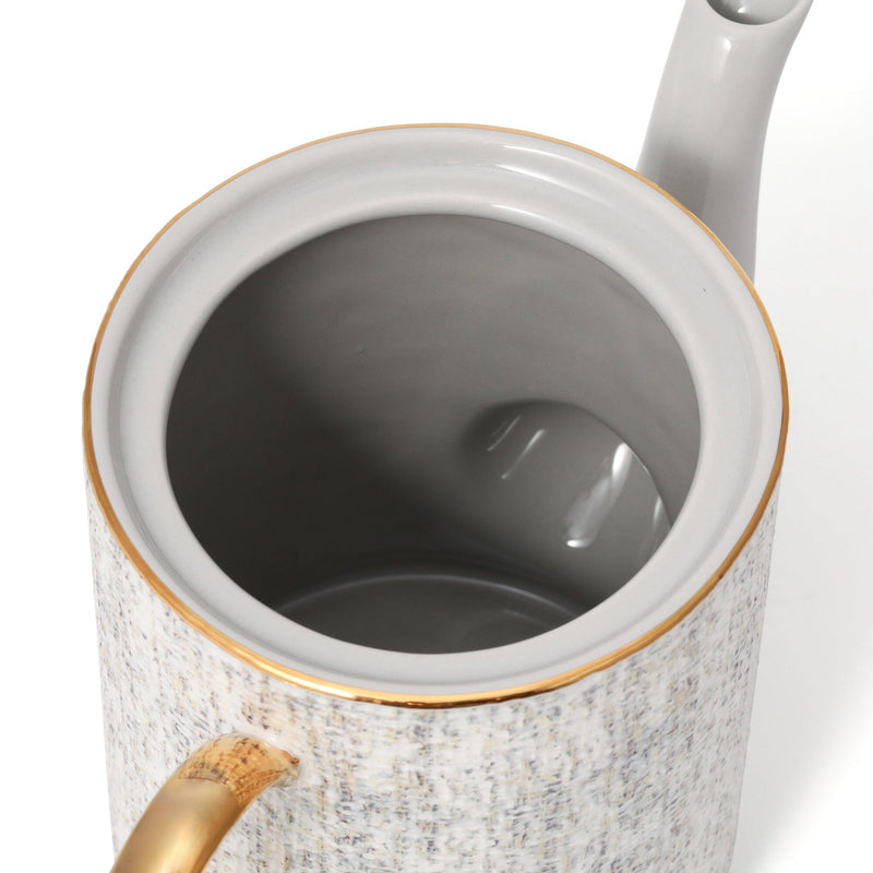 Tweed Teapot Gray