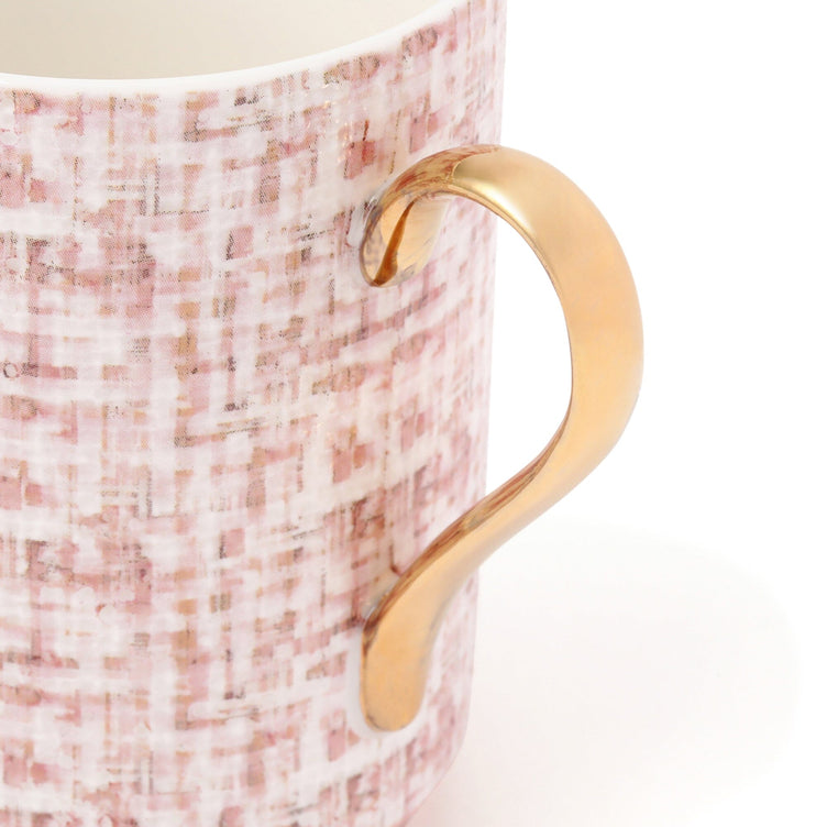 Tweed Mug Pink