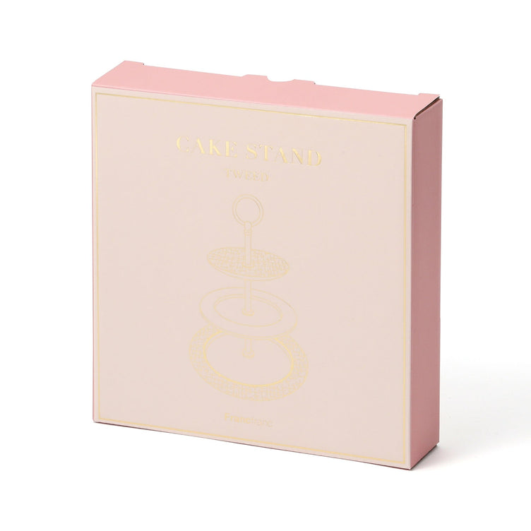 Tweed Cake Stand Pink