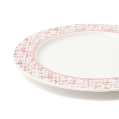 Tweed Plate Small Pink