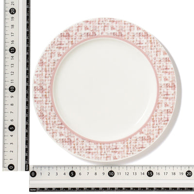 Tweed Plate Small Pink