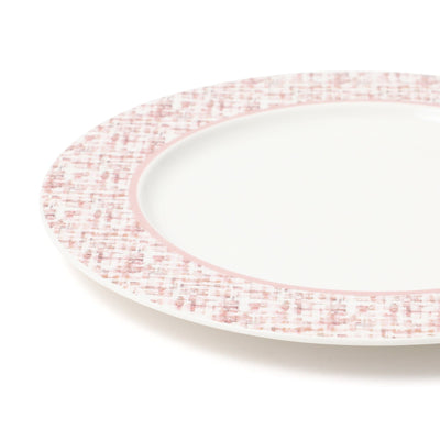 Tweed Plate Medium Pink