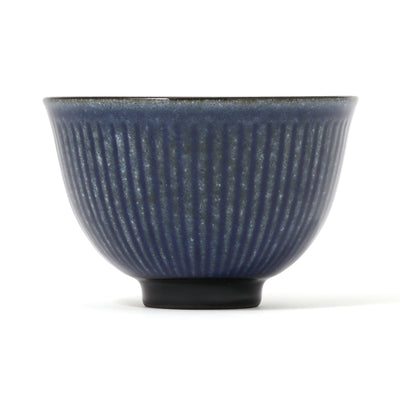 Mino Large Bowl Shinogi Blue