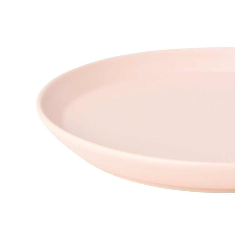 Soup Cup & Plate With Spoon Pink