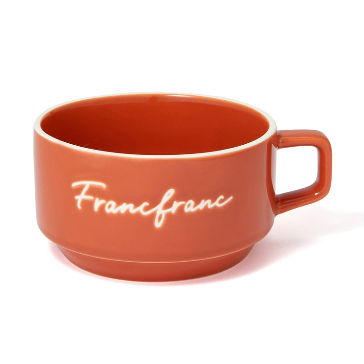 Logo Rim Soup Cup  Orange