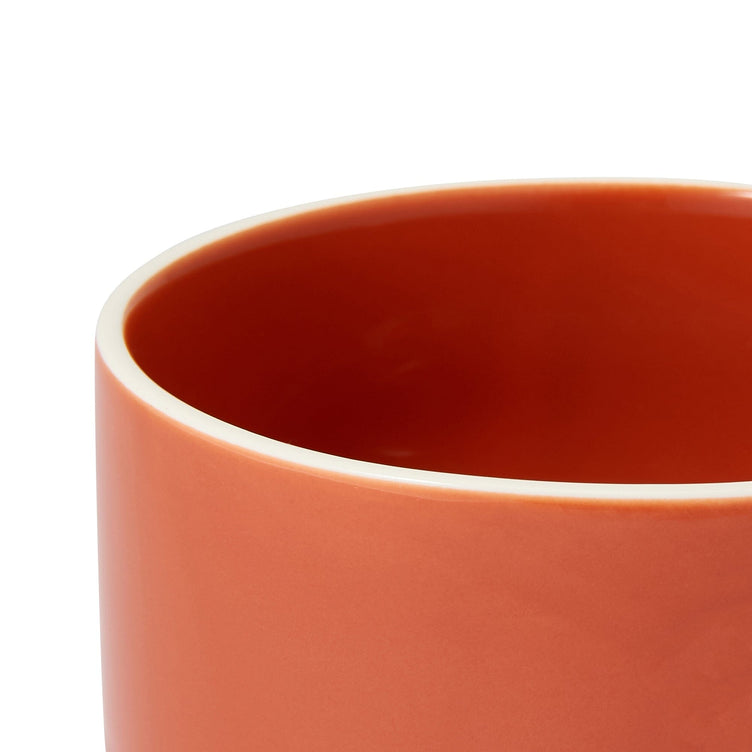 Logo Rim Soup Cup  Orange