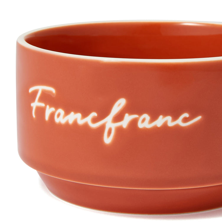 Logo Rim Soup Cup  Orange