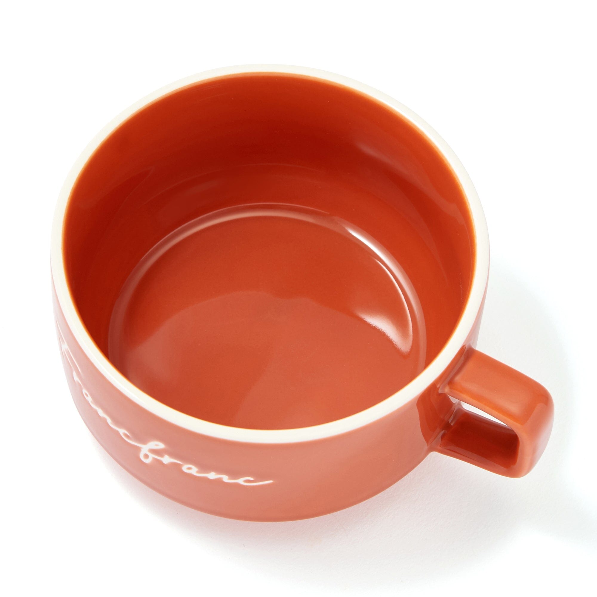 Logo Rim Soup Cup  Orange