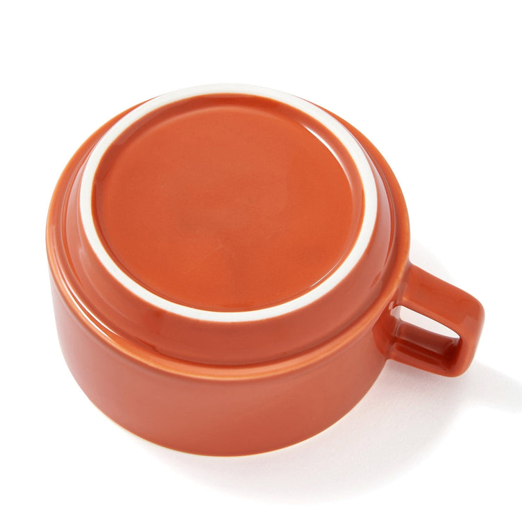 Logo Rim Soup Cup  Orange