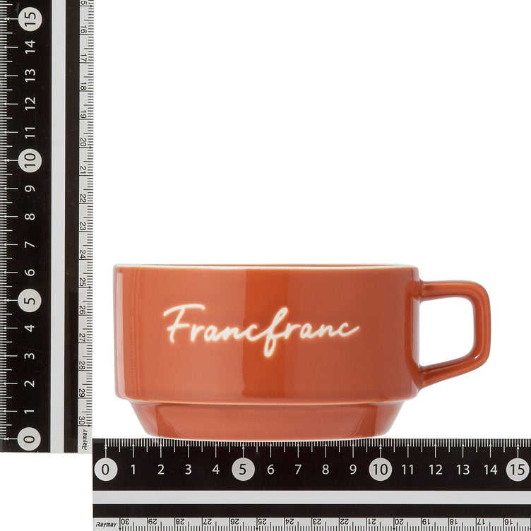 Logo Rim Soup Cup  Orange