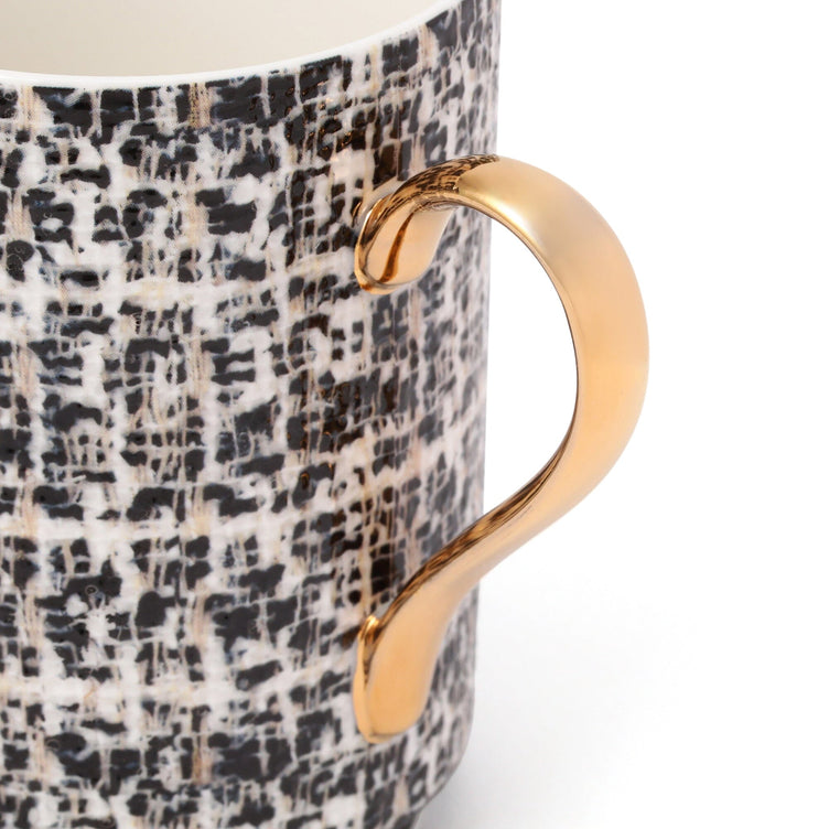 Tweed Mug Black