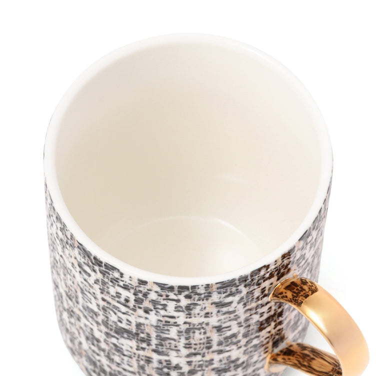 Tweed Mug Black