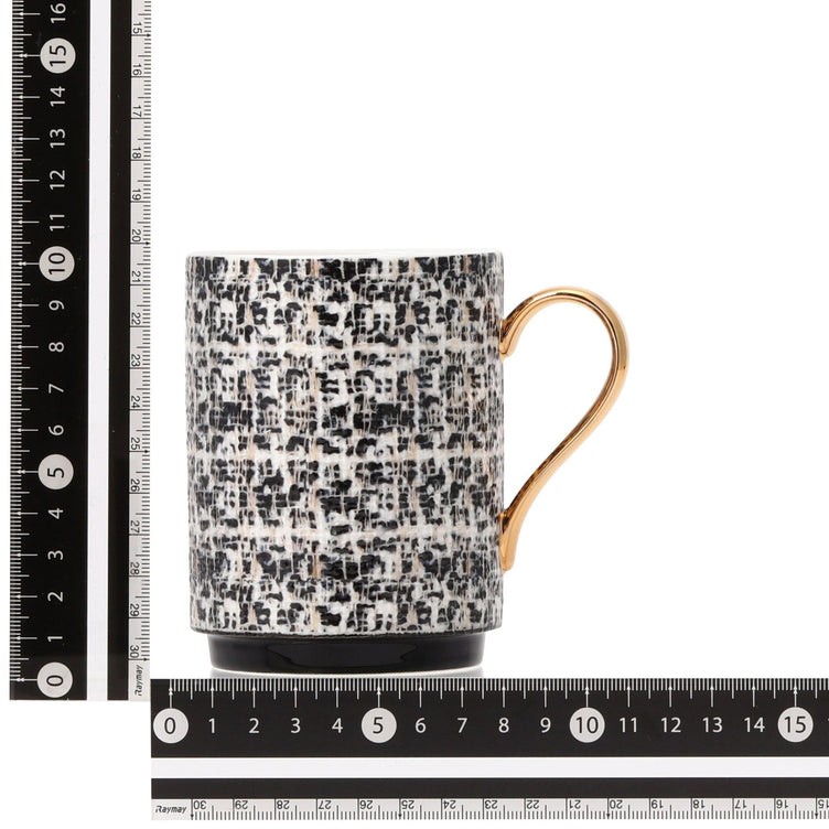 Tweed Mug Black