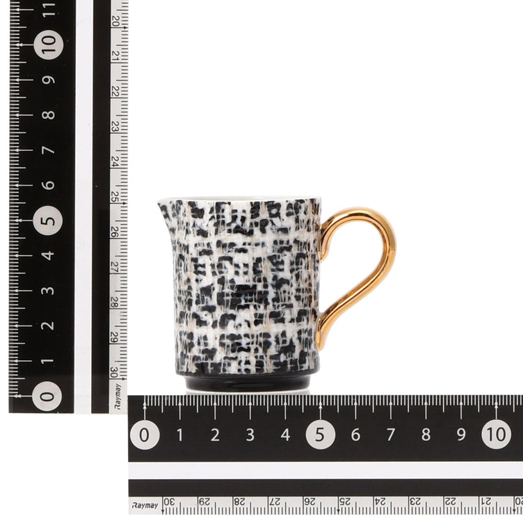 Tweed Milk Pitcher Black