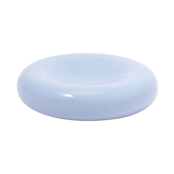 Round Plate 0val Light blue