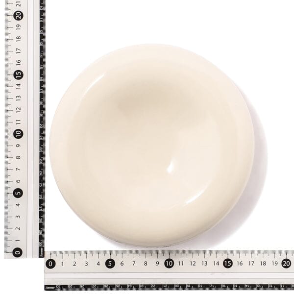 Round Plate 0val Ivory