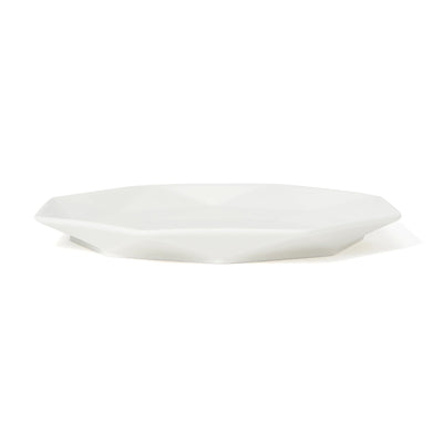 Blanche Plate S Octagon  White