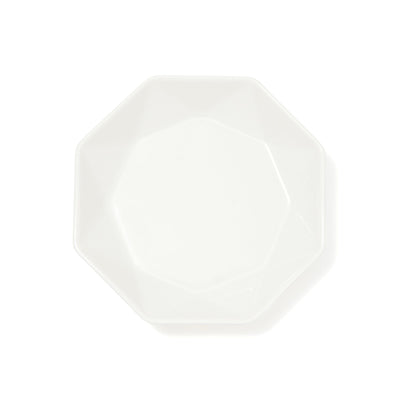 Blanche Deep Plate SS Octagon White