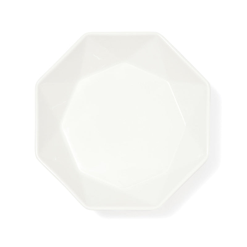 Blanche Deep Plate S Octagon White