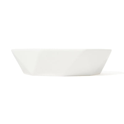 Blanche Deep Plate M Octagon White