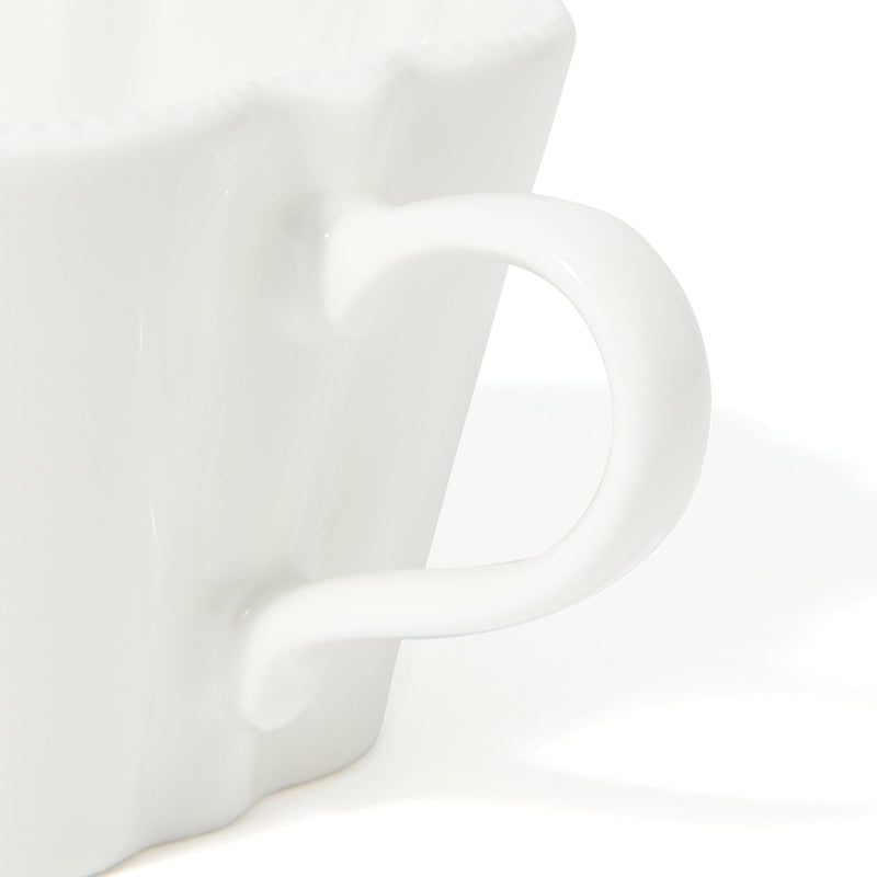Blanche Soup Cup Wave  White