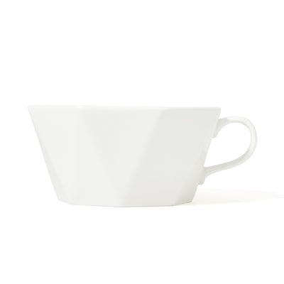 Blanche Soup Cup Octagon  White