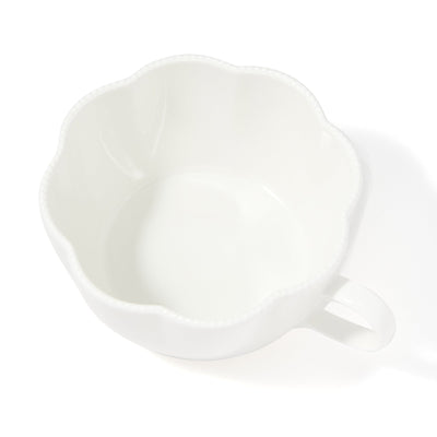 Blanche Soup Cup Flower  White
