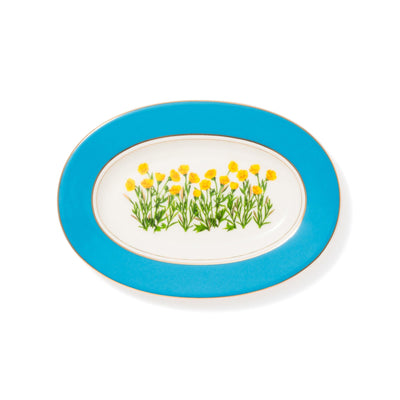RURU MARY'S Oval Plate S, Buttercup