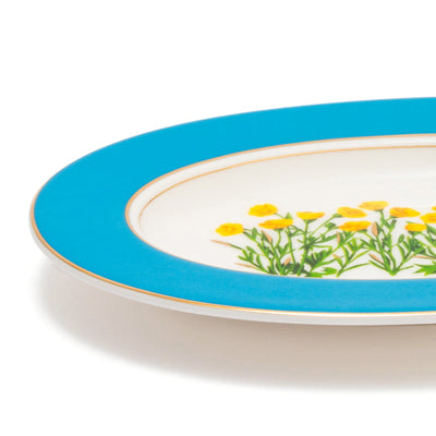 RURU MARY'S Oval Plate S, Buttercup