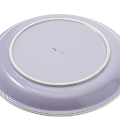 Color Rim Plate Large Yellow x Purple