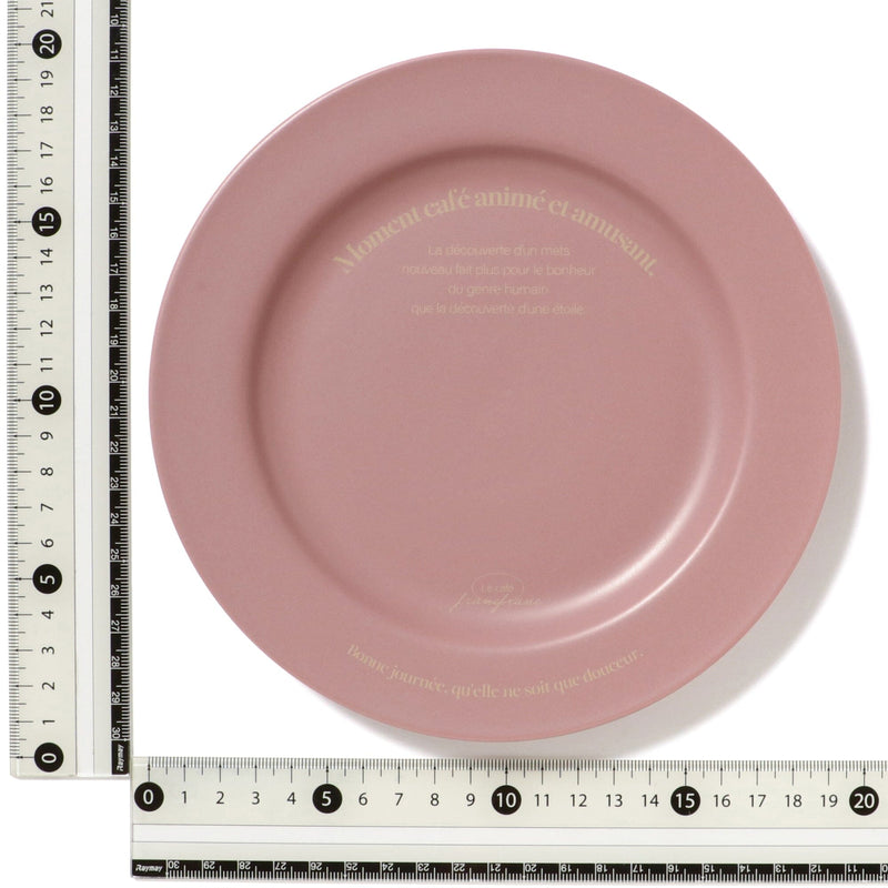 Le Cafe Plate SS Pink