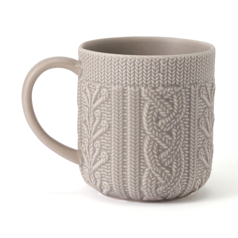 Knit Mug Brown