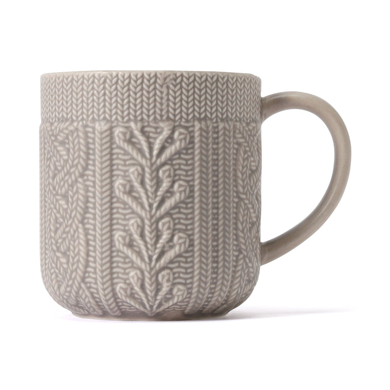 Knit Mug Brown