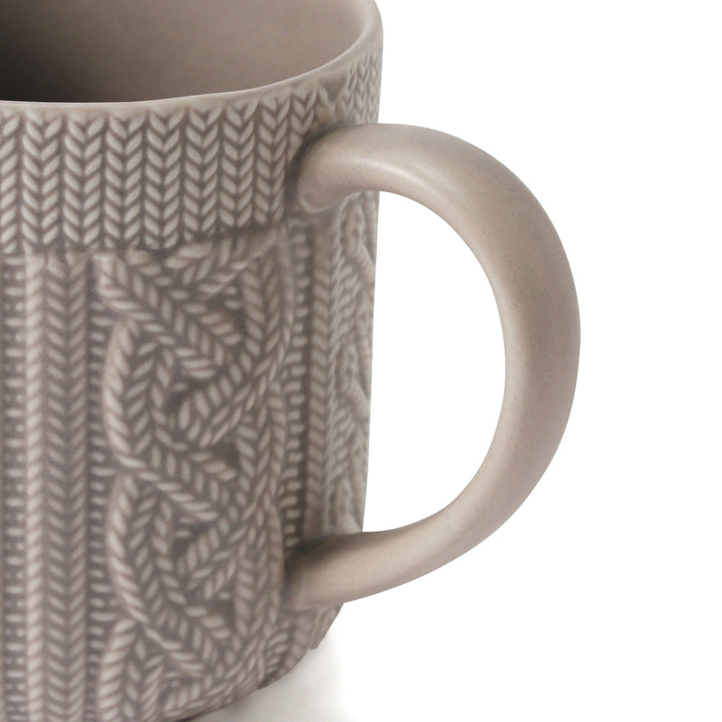 Knit Mug Brown